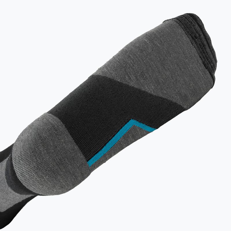 Ski socks Salomon MTN black/blue danube 4