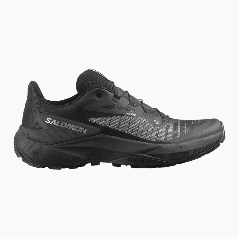 Men's running shoes Salomon Genesis black/black/silver 8