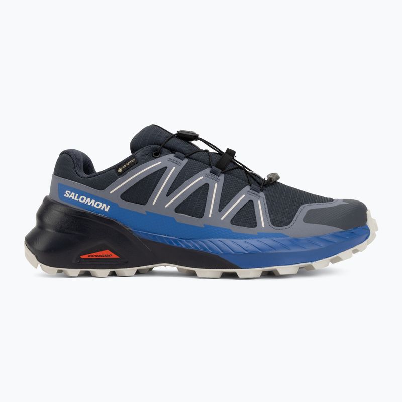 Men's running shoes Salomon Speedcross Peak GTX blue nights/grisaille 2