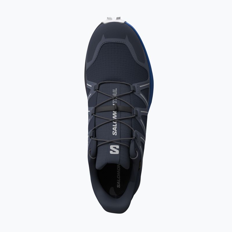 Men's running shoes Salomon Speedcross Peak GTX blue nights/grisaille 4