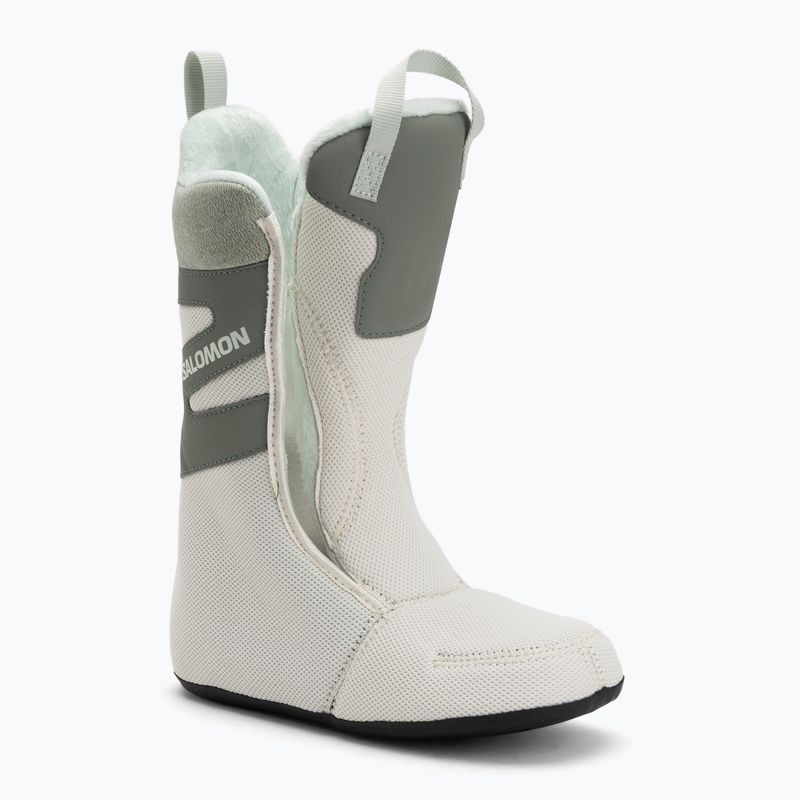 Women's snowboard boots Salomon Kiana Dual Boa W vanillaice/agave green/clearly aqua 5