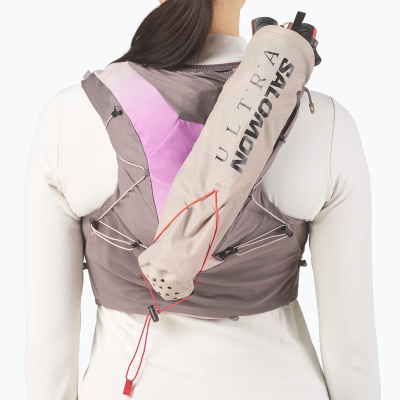 Women's running vest Salomon ADV SKIN 12 Gradient Set iron/shadow gray 9