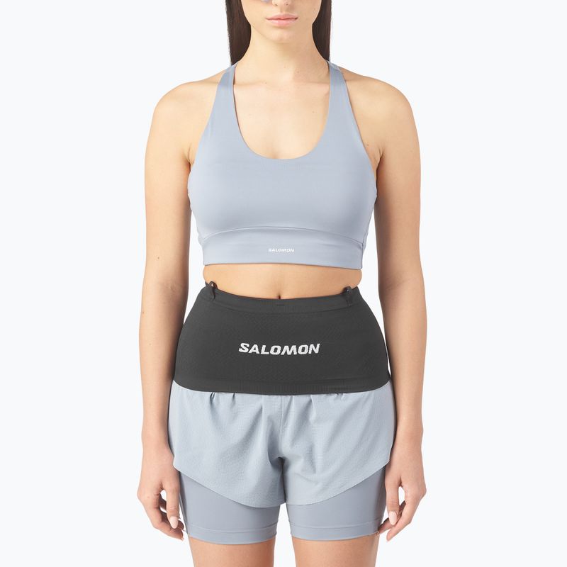 Salomon running belt ADV SKIN Seamless black/white 4