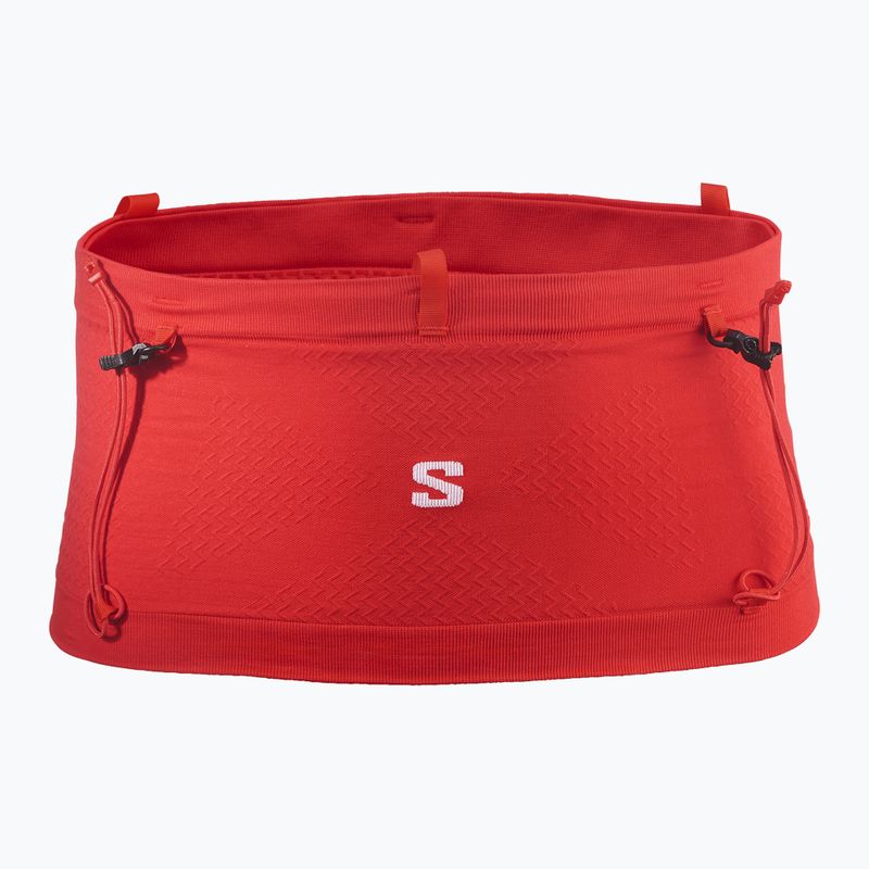 Salomon running belt ADV SKIN Seamless flame scarlet/white 2