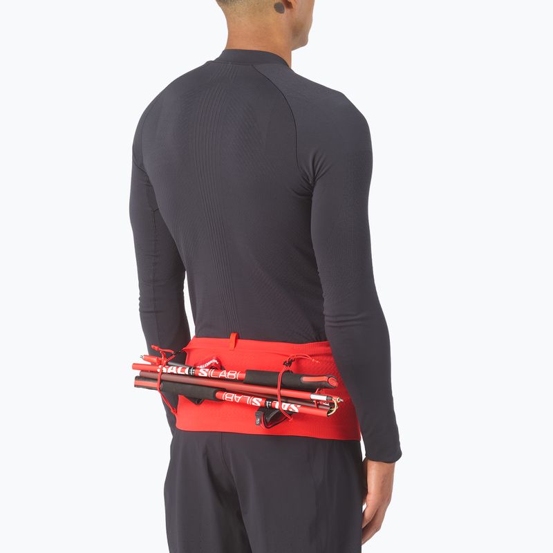 Salomon running belt ADV SKIN Seamless flame scarlet/white 4