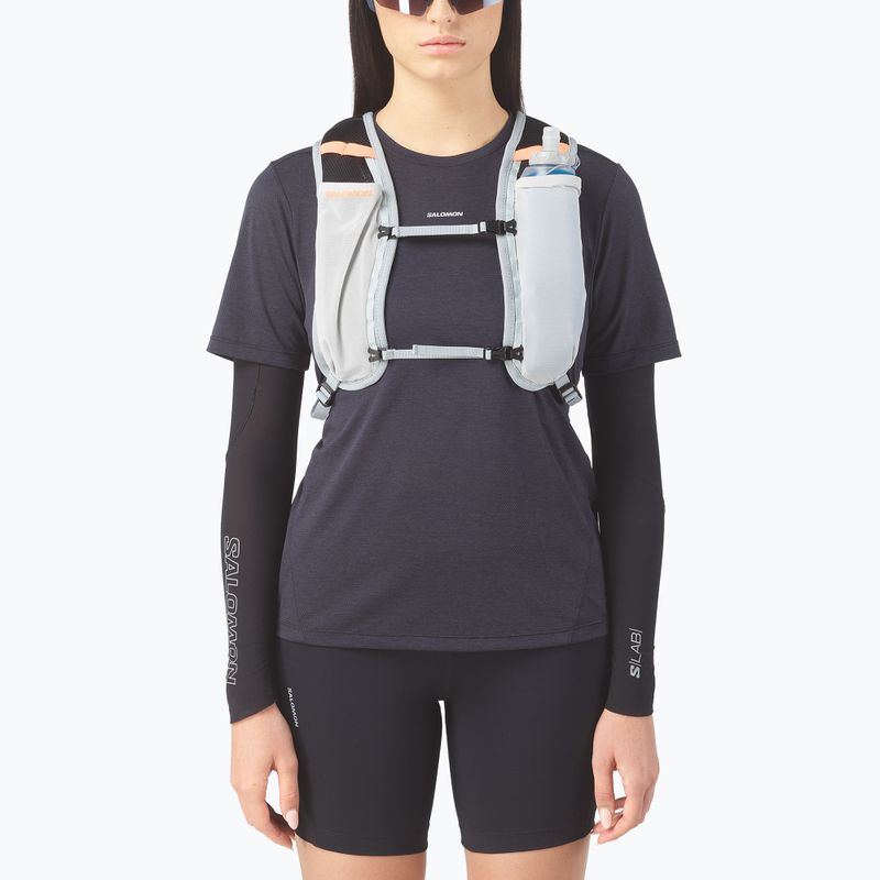 Hiking backpack Salomon Cross 4 l violet/quarry/nectarine 4