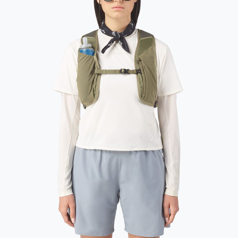 Hiking backpack Salomon XT 10 l martini olive/olive night/slate gray 4