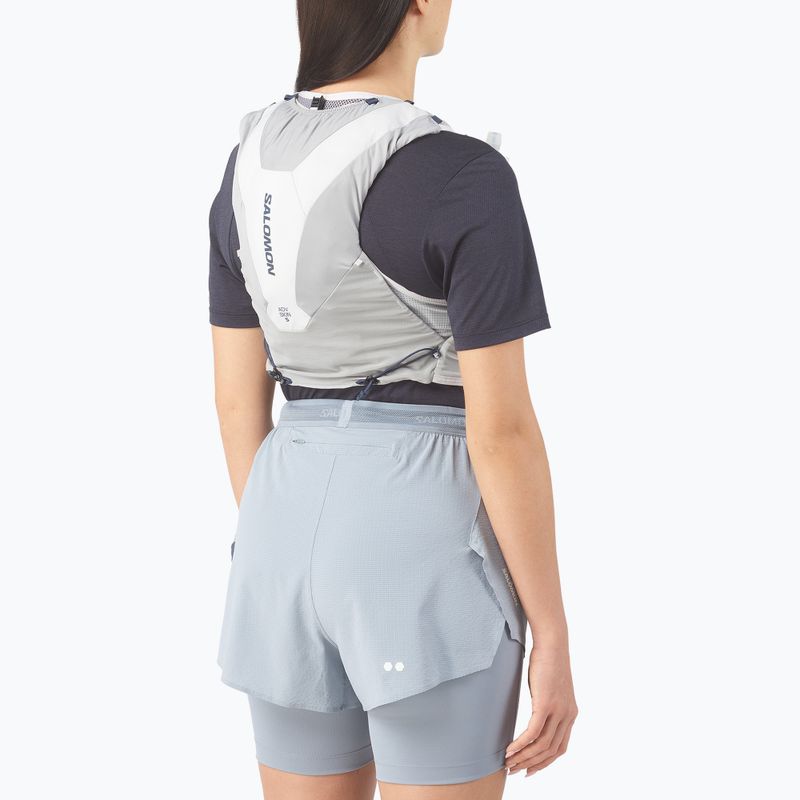 Salomon running vest ADV SKIN 5 Set alloy/gray violet/spellb 4