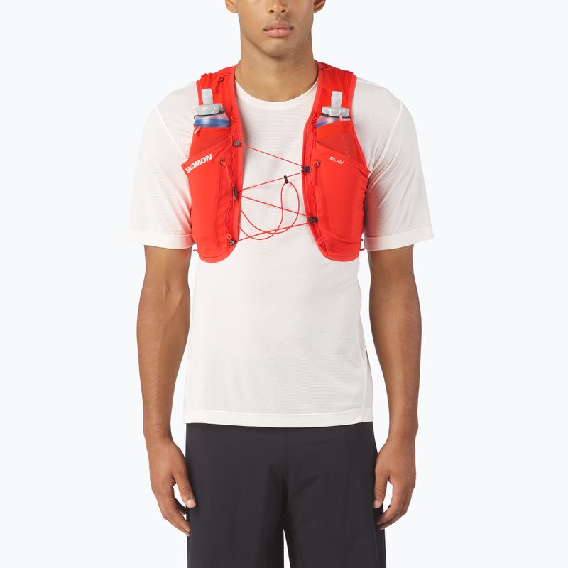 Running vest Salomon S/Lab Sense 6 Set fiery red/black 3