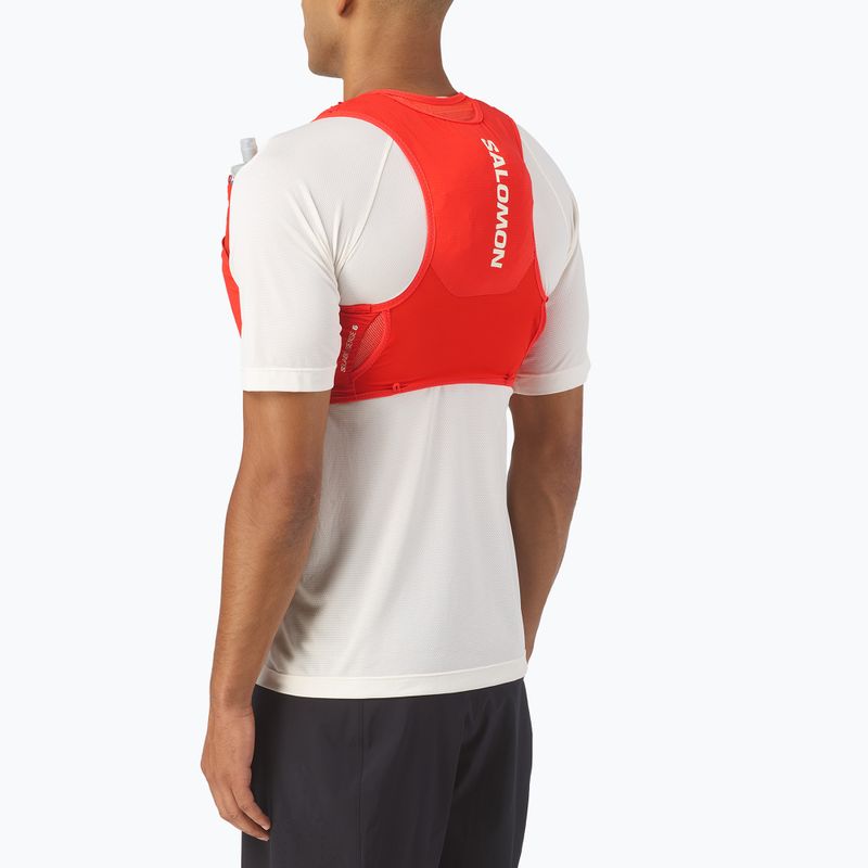 Running vest Salomon S/Lab Sense 6 Set fiery red/black 4
