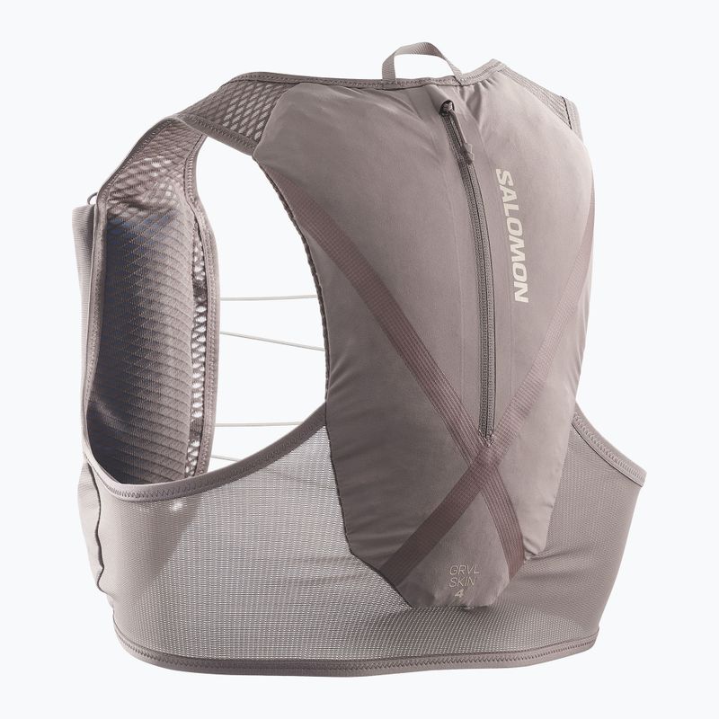 Running vest Salomon GRVL Skin 4 Set iron/silver cloud 2