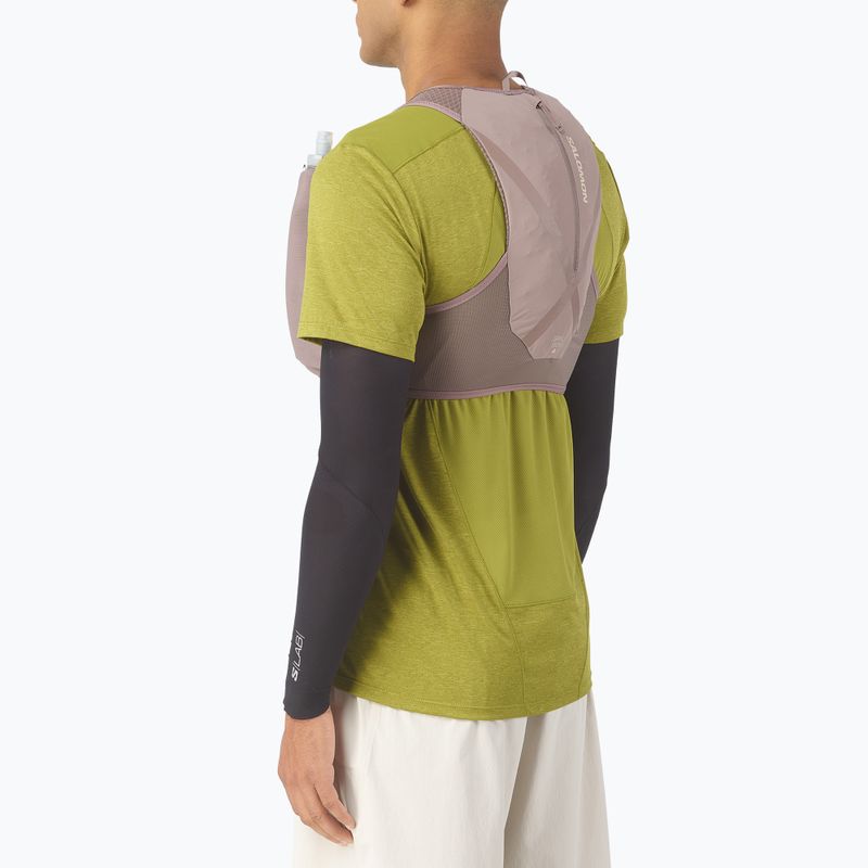 Running vest Salomon GRVL Skin 4 Set iron/silver cloud 4
