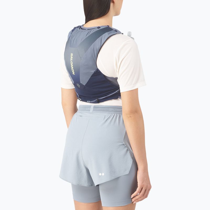 Running vest Salomon Advance Skin 5 Gradient Set maritime blue/gray 4