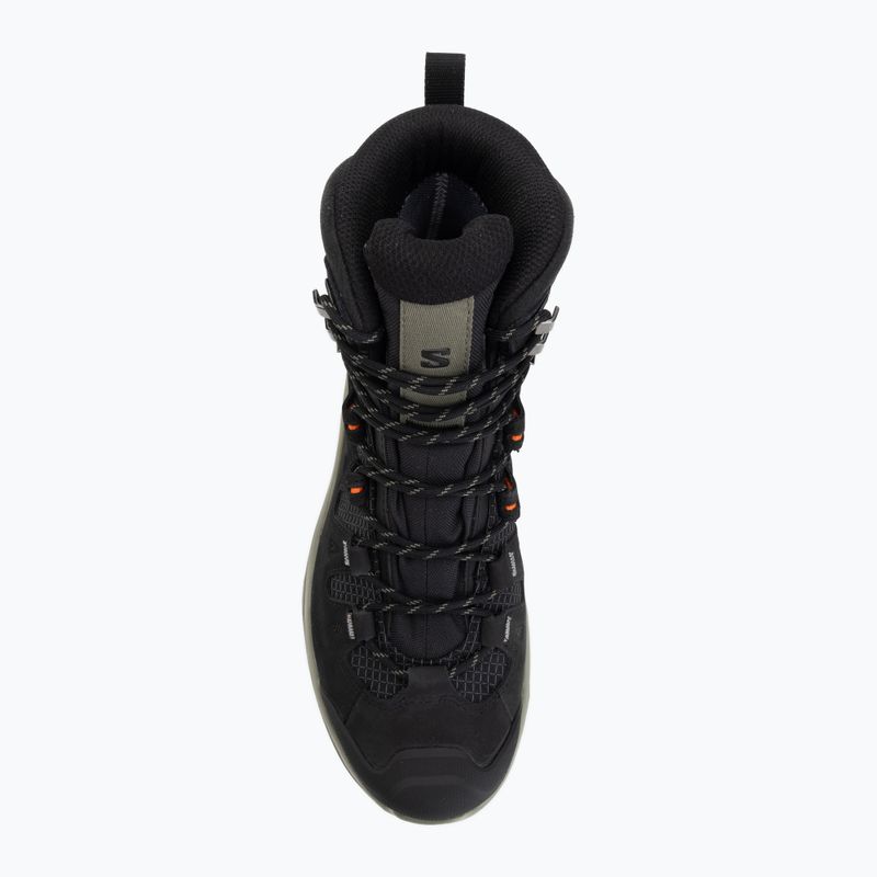 Men's trekking boots Salomon Quest 5 GTX black/dlicgr/black 5
