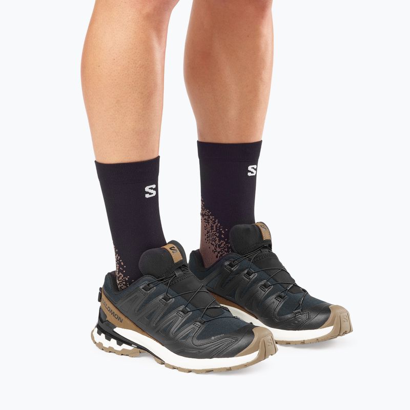 Men's running shoes Salomon XA PRO 3D V9 GTX Lifelong black/coyote brown/vanilla ice 7