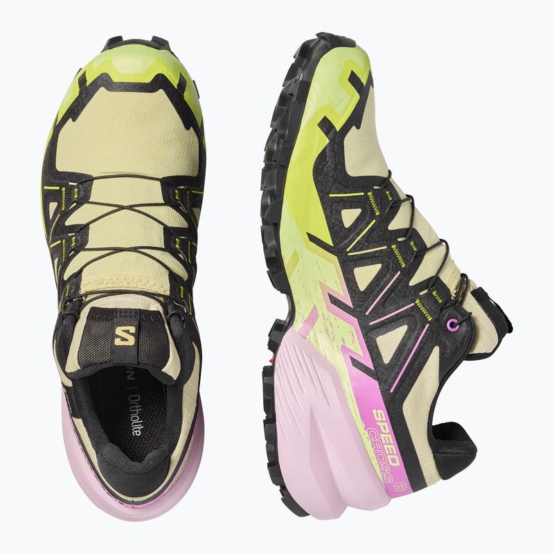 Women's running shoes Salomon Speedcross 6 GTX bog/dawn pink 4
