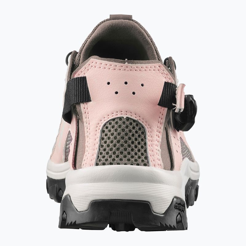 Women's hiking boots Salomon Techamphibian 5 walnut/tapioca/clearly aqua 4