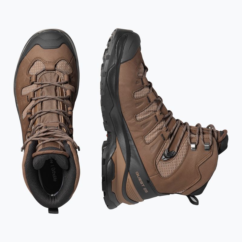 Men's trekking boots Salomon Quest 5 GTX dark earth/black 6