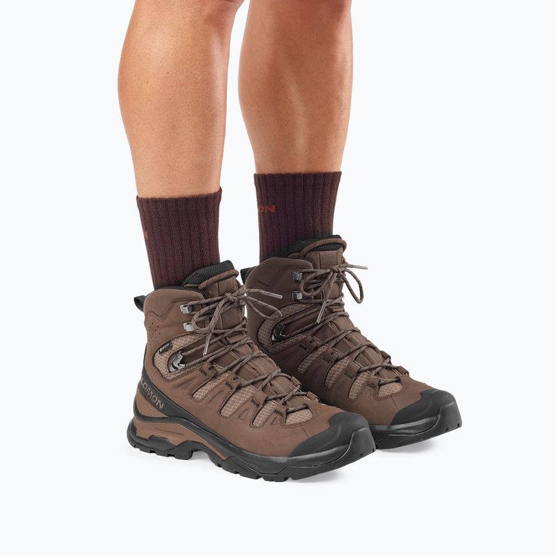 Men's trekking boots Salomon Quest 5 GTX dark earth/black 7