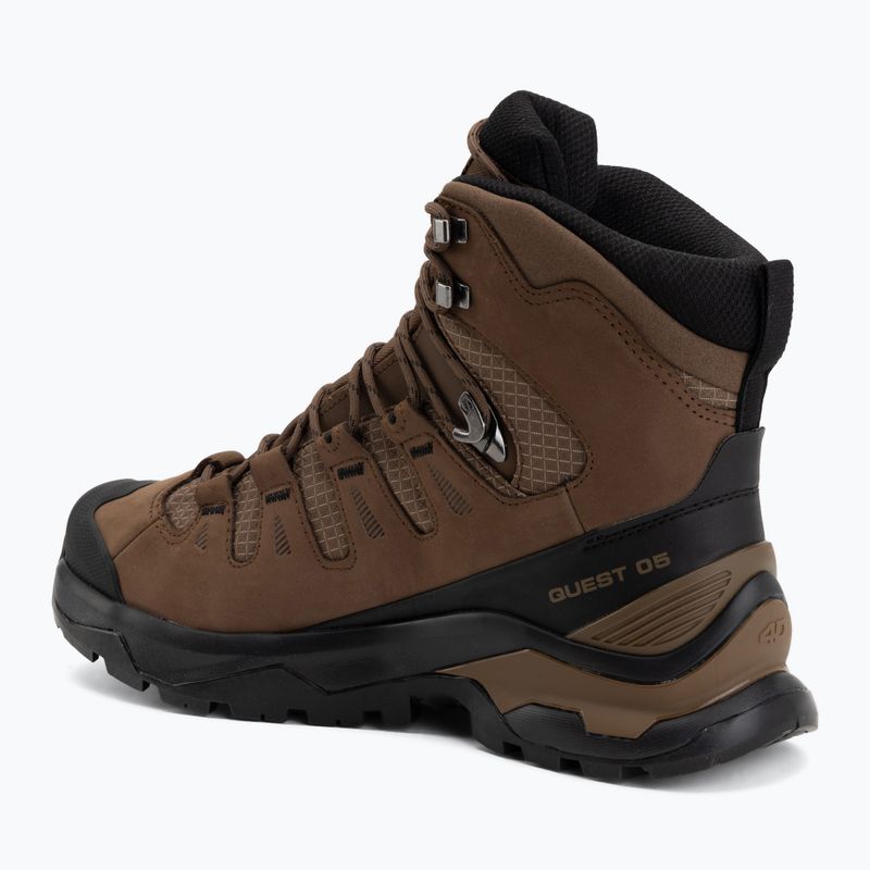 Men's trekking boots Salomon Quest 5 GTX dark earth/black 3