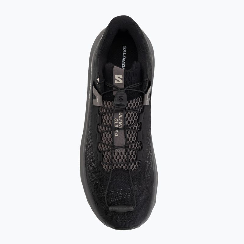 Men's running shoes Salomon Ultra Glide 4 black/dark gull gray/silver cloud 5