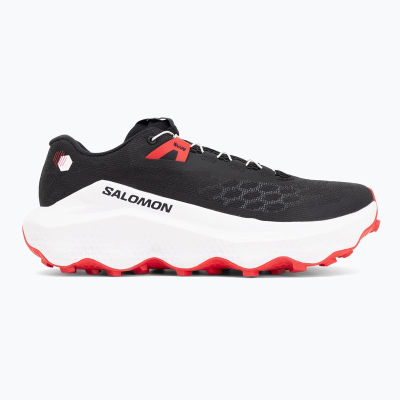Men's running shoes Salomon Ultra Glide 4 black/white/fiery red 2