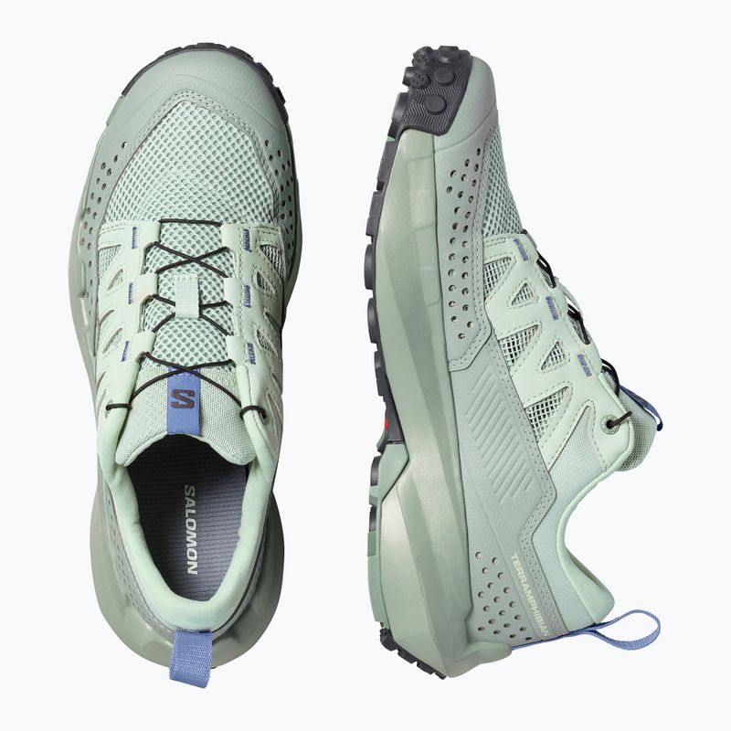 Women's hiking boots Salomon Terramphibian sea foam/green 6