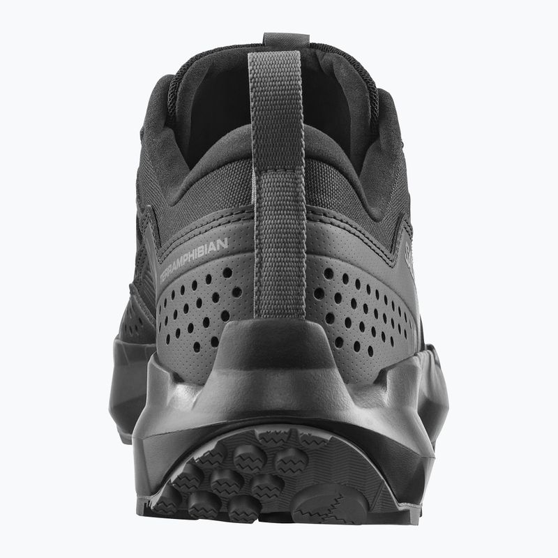 Men's hiking boots Salomon Techamphibian 5 black/black/castlerock 4