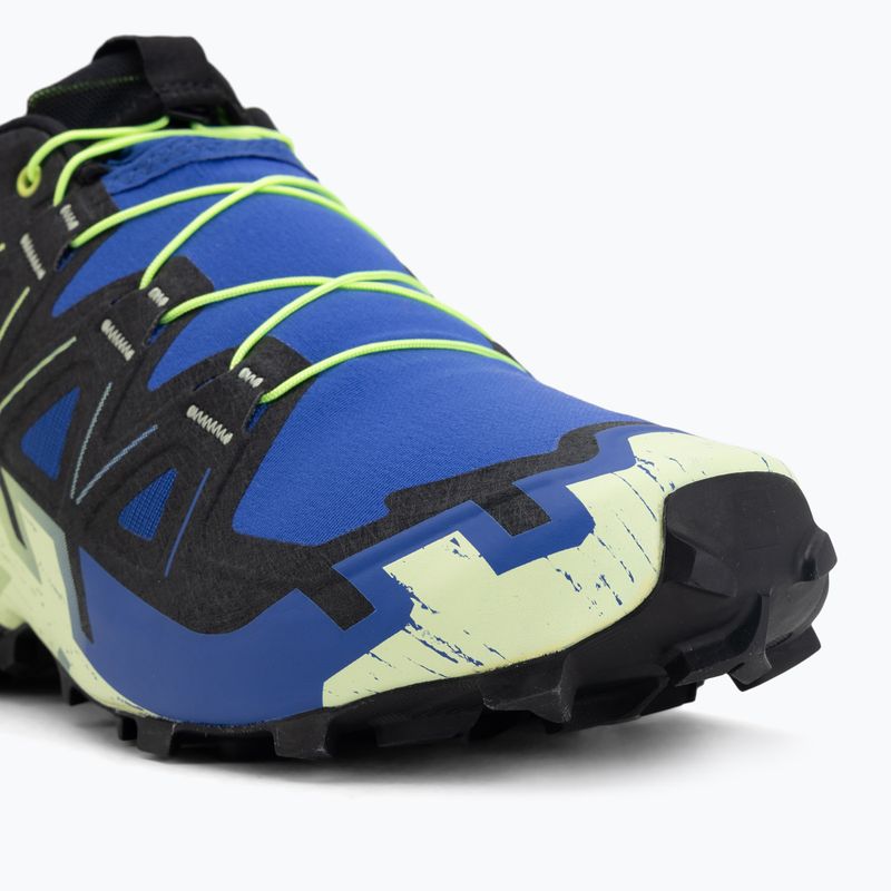 Men's running shoes Salomon Speedcross 6 bluing/black/acid lime 7