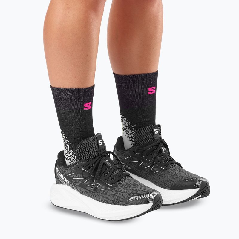 Men's running shoes Salomon Aero Glide 4 black/white/ftw silver 2