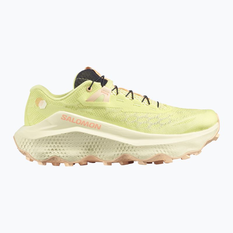 Women's running shoes Salomon Ultra Glide 4 sunnylime/transpyellow/almondcream 2