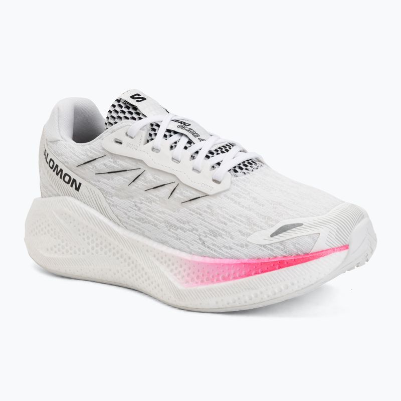 Women's running shoes Salomon Aero Glide 4 white/white/black