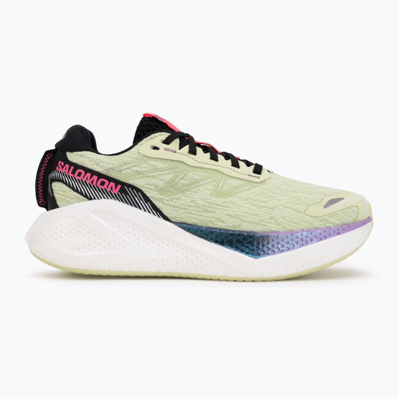 Women's running shoes Salomon Aero Glide 4 butterfly/white/black 2