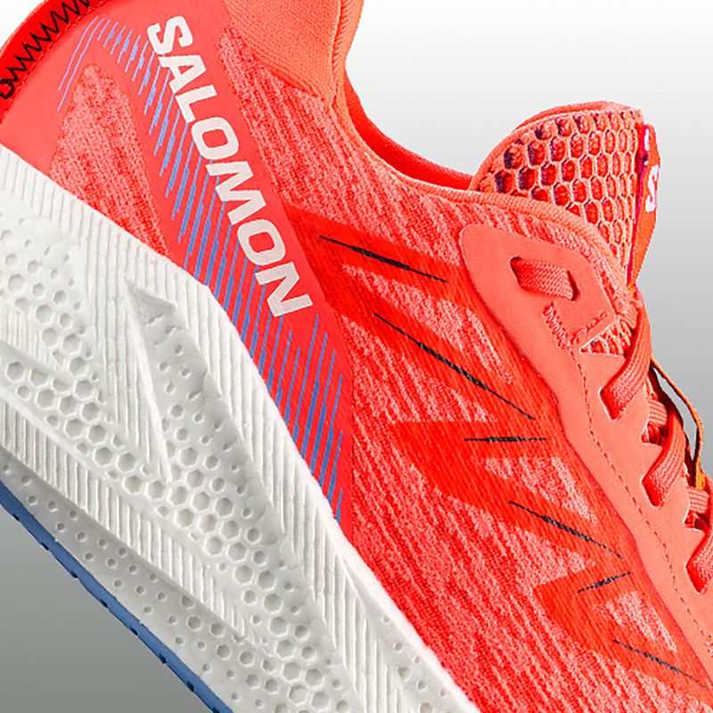 Men's running shoes Salomon Aero Glide 4 neon flame/white/persia 8