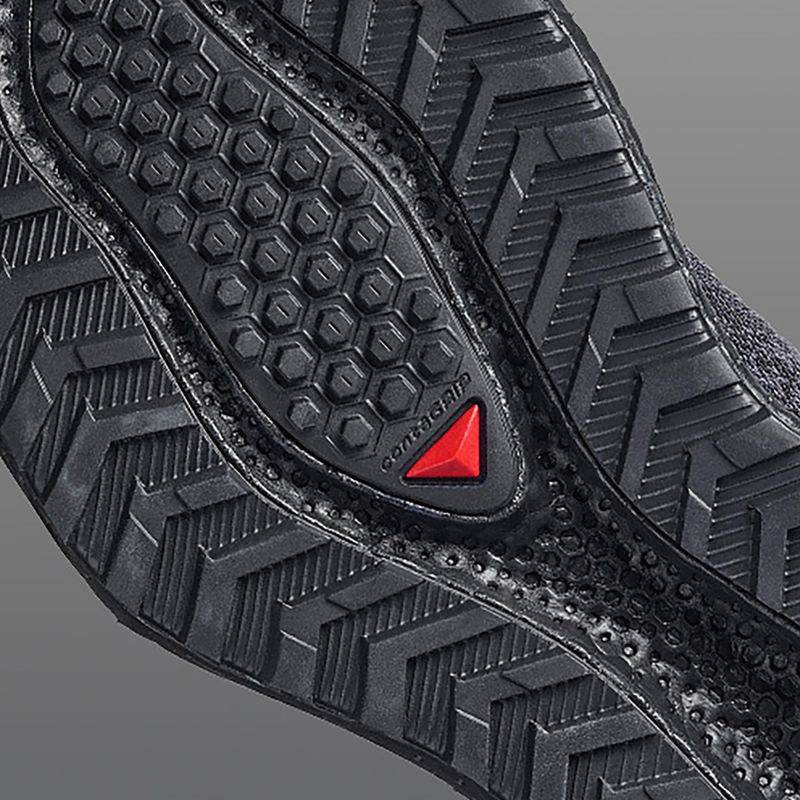 Men's running shoes Salomon Aero Glide 4 GRVL black/asphalt/black 6