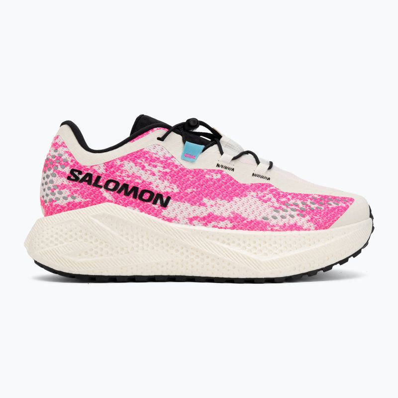 Men's running shoes Salomon Aero Glide 4 GRVL vanilla ice/knockout pink/black 2