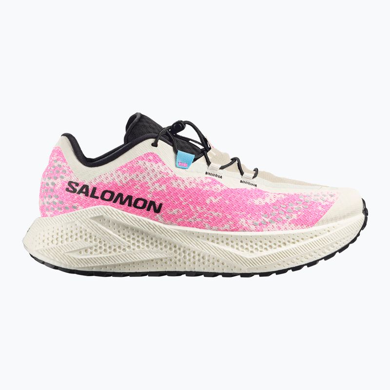 Men's running shoes Salomon Aero Glide 4 GRVL vanilla ice/knockout pink/black 2