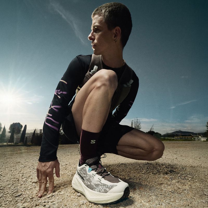 Men's running shoes Salomon Aero Glide 4 GRVL vanilla ice/black/iron 7