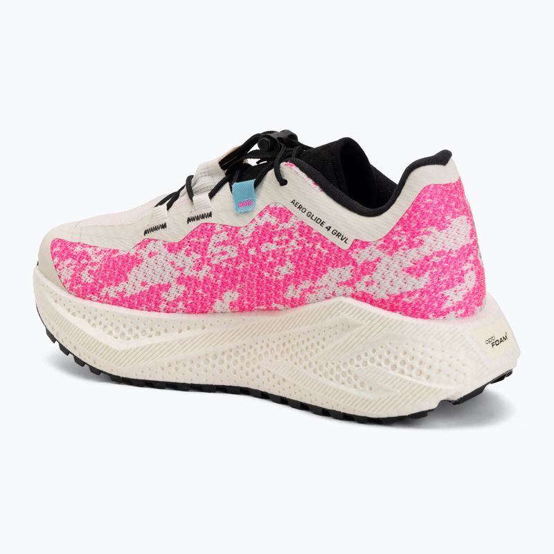 Women's running shoes Salomon Aero Glide 4 GRVL vanilla ice/knockout pink/black 3