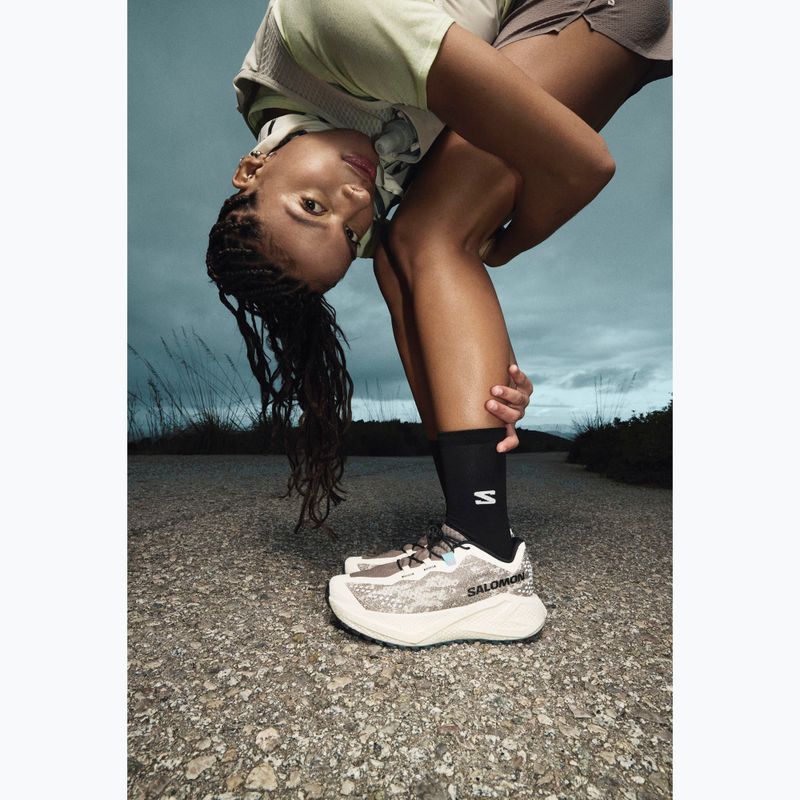 Women's running shoes Salomon Aero Glide 4 GRVL vanilla ice/black iron 8