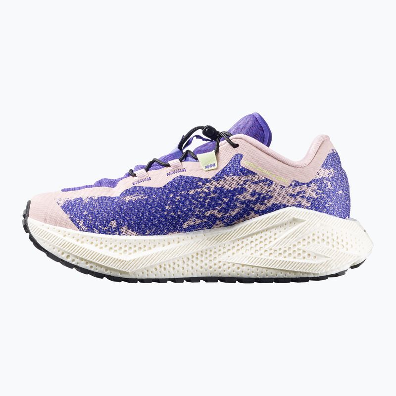 Women's running shoes Salomon Aero Glide 4 GRVL shadow gray/deep blue/butterfly 3