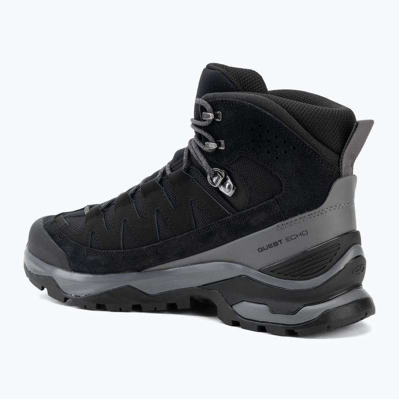 Men's trekking boots Salomon Quest Echo GTX black/clrock/black 3