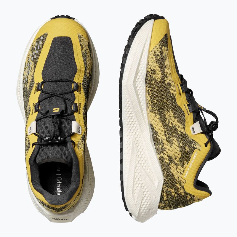 Women's running shoes Salomon Aero Glide 4 GRVL beach ball/asphalt/vanilla ice 11