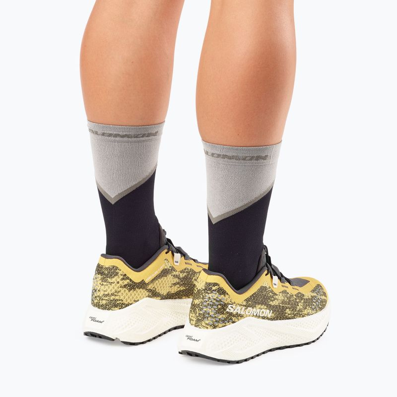 Women's running shoes Salomon Aero Glide 4 GRVL beach ball/asphalt/vanilla ice 13