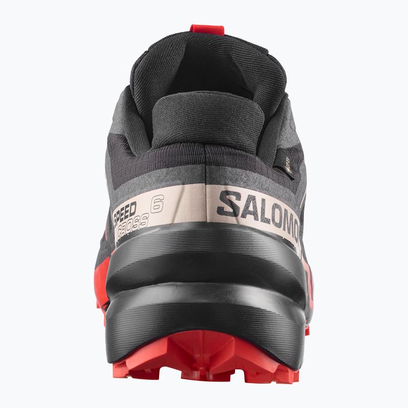 Men's running shoes Salomon Speedcross 6 GTX black/fiery red 3