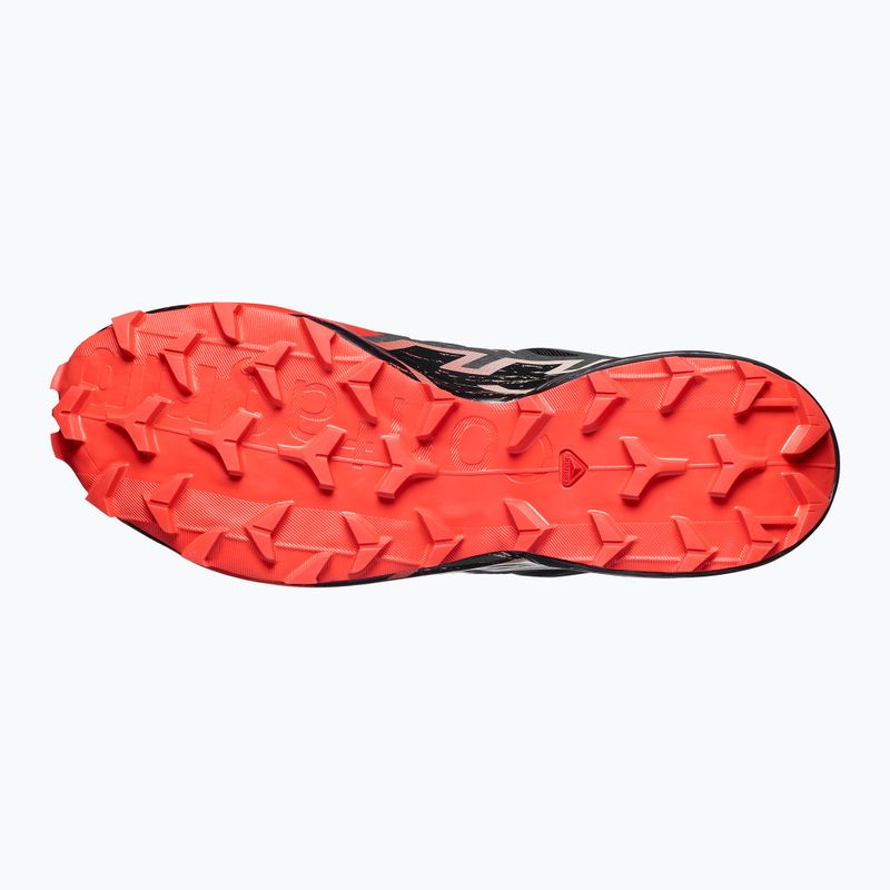 Men's running shoes Salomon Speedcross 6 GTX black/fiery red 5