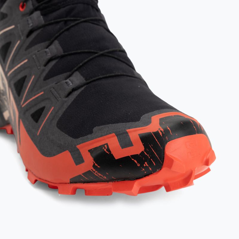 Men's running shoes Salomon Speedcross 6 GTX black/fiery red 7
