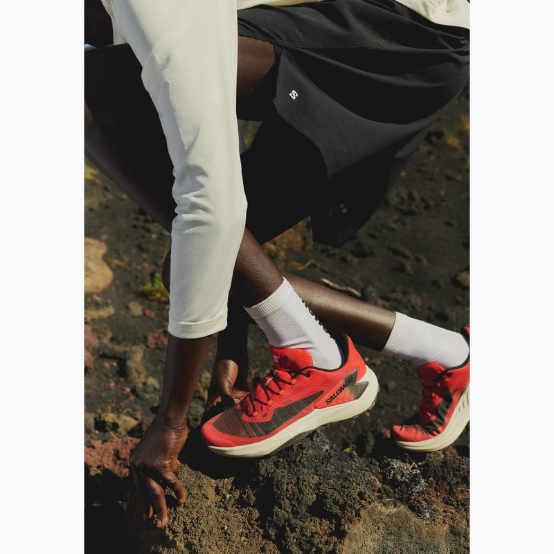 Men's running shoes Salomon Genesis fiery red/lava falls/black 15