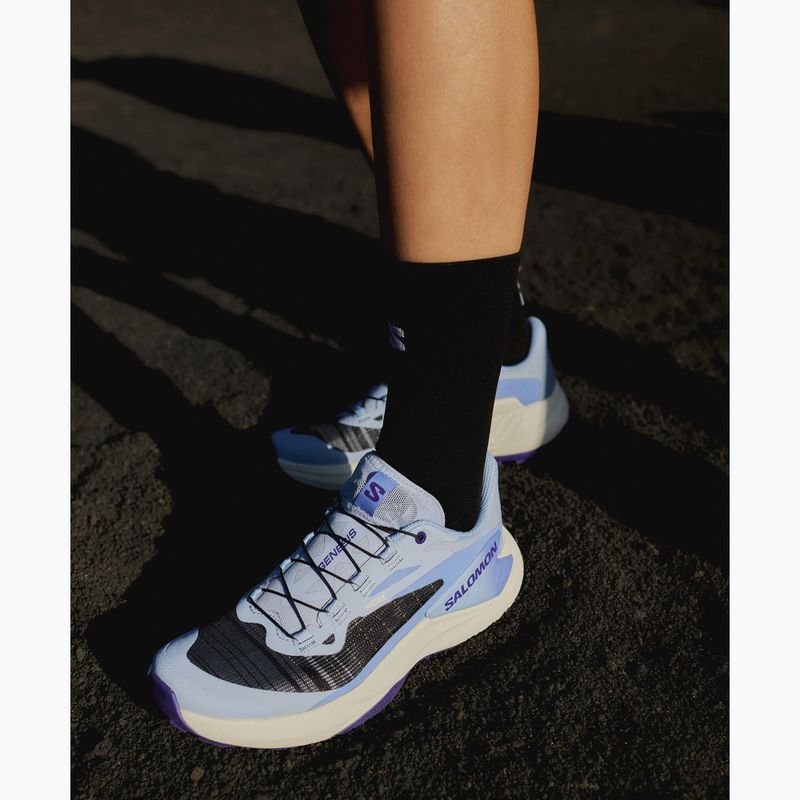 Women's running shoes Salomon Genesis brunnera blue/persian jewel/deep blue 7