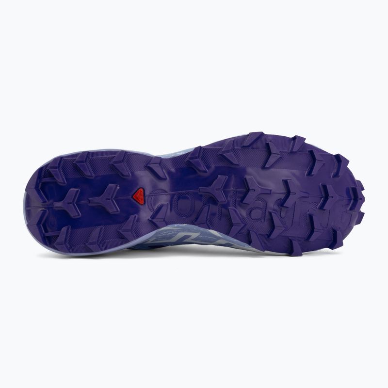 Women's running shoes Salomon Speedcross 6 GTX deep blue/brunnera blue 4